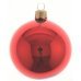 Χριστουγεννιάτικη Γυάλινη Μπάλα Οροφής Κόκκινη Γυαλιστερή (15cm)